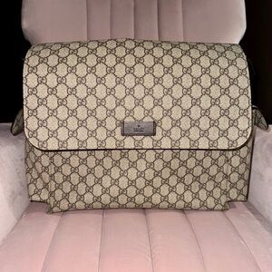 Gucci Tan Monogram Shoulder Bag